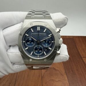 Audemars Piguet Royal Oak Chronograph Like New Selfwinding Chronograph Blue Dial 26715ST 38mm