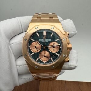 Audemars Piguet Royal Oak Chronograph Rose Gold Green Dial 26240OR.OO.1320OR.08