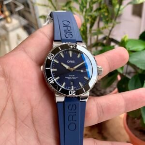 Oris Men Blue Analogue Watch 01 400 7763 4135-07 4 24 74EB