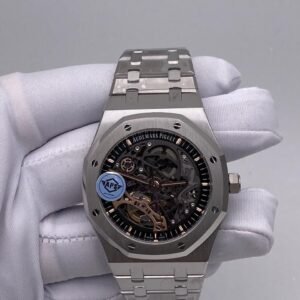 Audemars Piguet Royal Oak Double Balance Wheel Openworked Openwork 41mm Skeleton Stainless Steel 15407ST.OO.1220ST.01