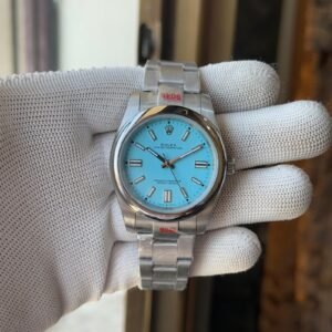 Rolex Oyster Perpetual 41 41mm Turquoise Tiffany Blue Dial 124300