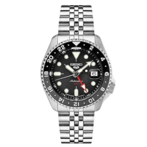 SEIKO SSK001 5 Sports Men's Watch Silver-Tone 42.5mm Stainless Steel