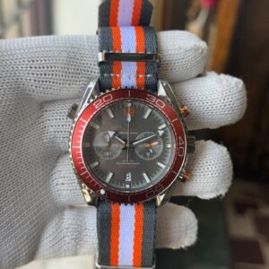 Seamaster Planet Ocean 600M 45.5 mm, steel on NATO strap