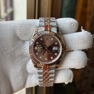 Rolex Datejust 41 Jubilee 126331-0004 41mm Stainless Steel & Rose Gold Chocolate Diamond Dial