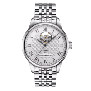 Tissot Silver Le Locle Powermatic 80 Open Heart T006.407.11.033.02