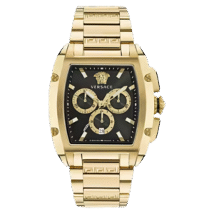 Versace Multifunctional Mens Analog Black Dial Coloured Quartz Watch - VE6H00523