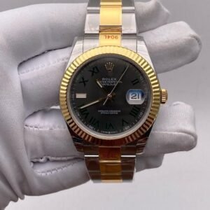 Rolex DateJust Oyester Chain Gold Wimbledon Dial Swiss