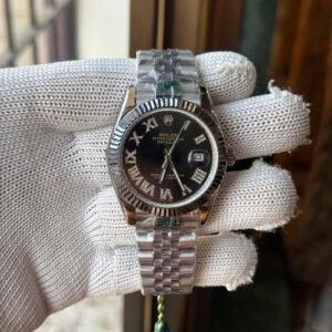 Rolex Datejust 31 Steel Black Roman Dial 278274