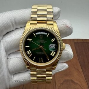Rolex DayDate Green Roman Dial 36MM Swiss