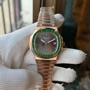 Patek Philippe Nautilus Green Emerald Swiss Automatic Watch