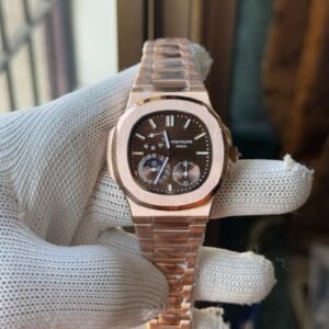 Patek Philippe Nautilus 5712R-001 Rose Gold Blue Dial