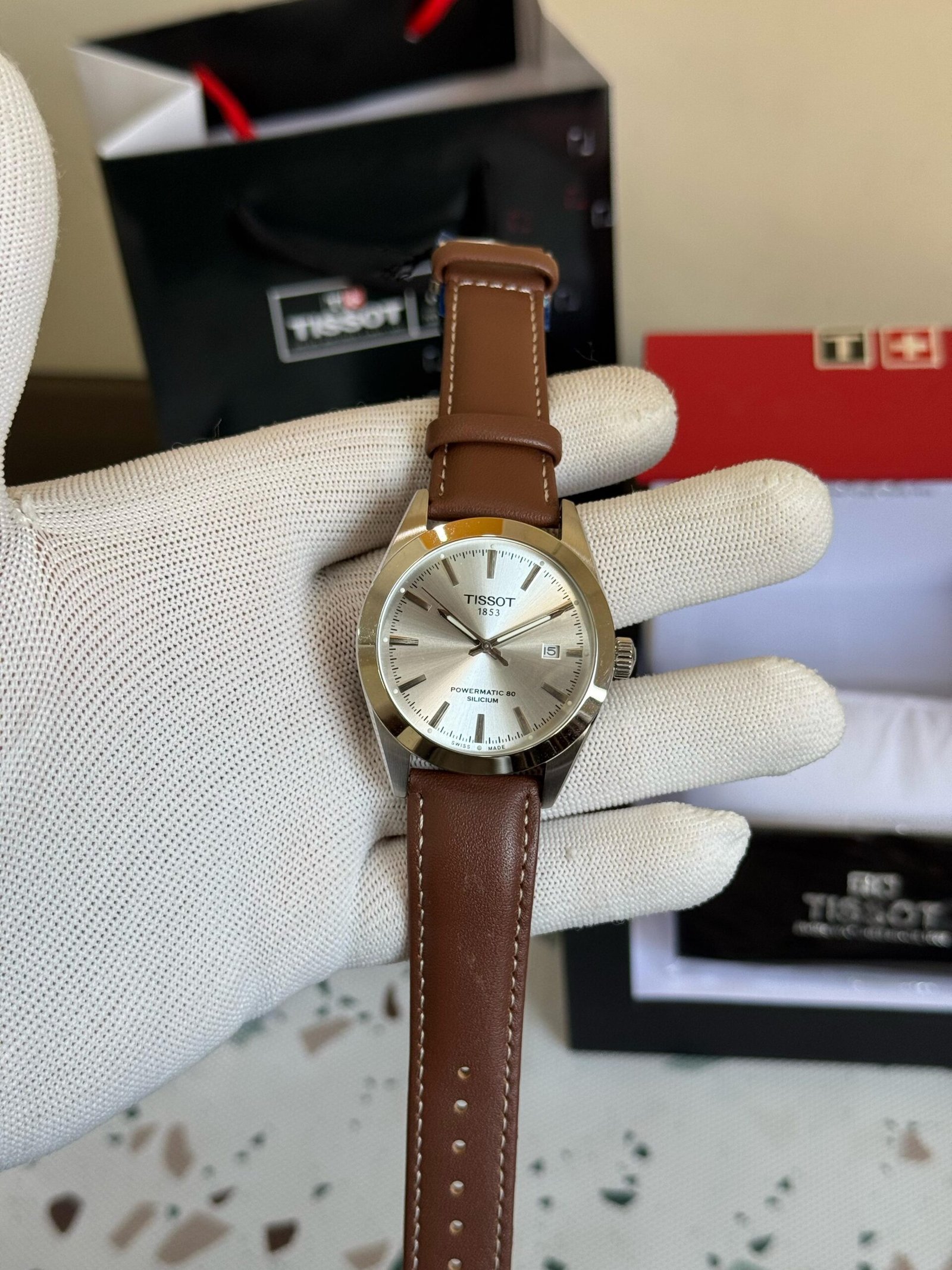 Tissot Gentleman Powermatic 80 Silicium Solid T927.407.46.261.00