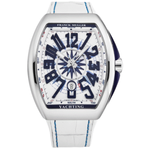 Franck Muller Vanguard Yachting White Dial Steel Men's Watch-V 45 SC DT YACHT